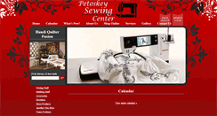 Desktop Screenshot of petoskeysewing.com