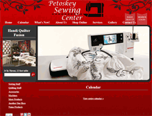Tablet Screenshot of petoskeysewing.com